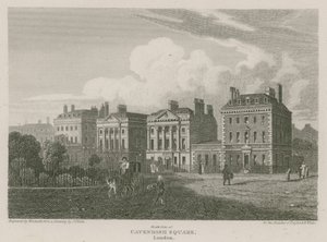 Côté nord de Cavendish Square, Londres - Pieter Jansz. Quast