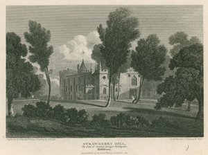 Strawberry Hill, Twickenham, Londres; La résidence de la comtesse douairière Waldegrave - Pieter Jansz. Quast