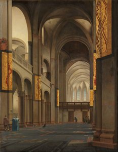 La nef et le chœur de la Mariakerk à Utrecht