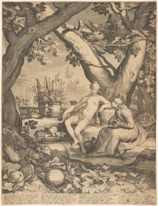 Vertumne et Pomone - Pieter Jansz Saenredam