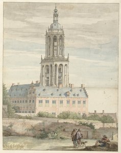 Vue du Palais de Frédéric V, Électeur Palatin, et de l
