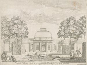 Oranjerie de Honselersdijk, vue du parc - Pieter Loofs