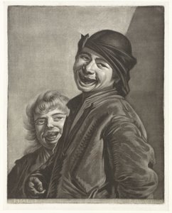 Deux garçons riant - Pieter Louw