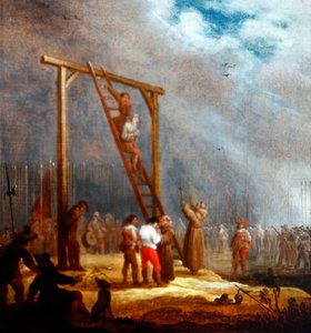Une exécution à une potence - Pieter Meulener