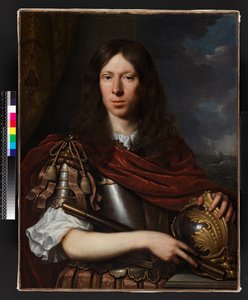 Gentilhomme avec casque, avant 1690