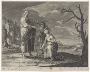 Élie et la veuve de Sarepta - Pieter Nolpe