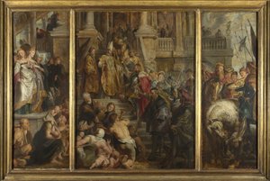 Esquisse pour le retable principal, Saint-Bavon, Gand, 1612 - Peter Paul Rubens