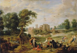 Le parc du château à Ekeren, 1527-1530