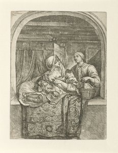 Femme allaitant son enfant - Pieter Peutemans