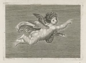 Putto pointant - Pieter Romans