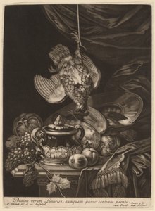 Nature morte avec une perdrix suspendue