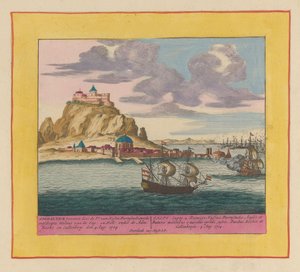 Conquête de Gibraltar par une flotte anglo-néerlandaise, 1704 - Pieter Schenk (I)