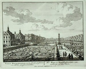 Le jardin à Honsholredyk, de 