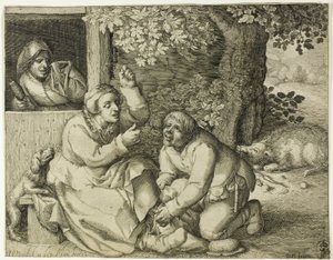Allégorie de la discorde conjugale - Pieter Serwouters