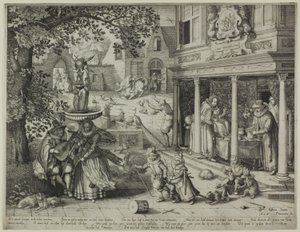 Allégorie des relations entre les générations - Pieter Serwouters