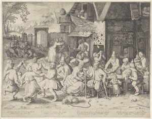 Mendiants festoyant - Pieter Serwouters