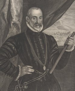 Francisco Valdes, commandant espagnol, de la série Quatuor Personae..., 1649