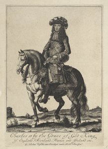 Portrait équestre du roi Charles II d
