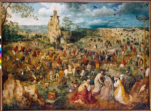 Le Christ portant la croix - Pieter Bruegel the Elder