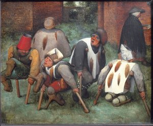 Les mendiants ou Les estropiés - Pieter Bruegel the Elder