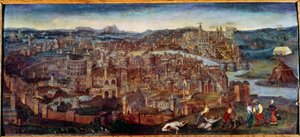 Vue de Rome - Pieter Bruegel the Elder