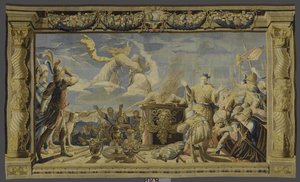 Tapisserie avec l