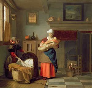 Nourrice avec bébé à l