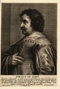 Portrait de Paulus Pontius, graveur et peintre flamand - Pieter de II Jode