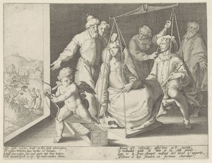 La balance nuptiale - Pieter de Jode (I) (attributed to)