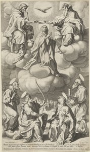 Couronnement de Marie - Pieter de Jode (I) (attributed to)
