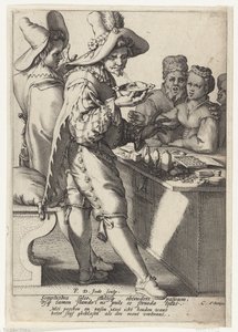 Mieux vaut souffler fort que se brûler la bouche - Pieter de Jode (I)