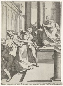 Le Christ envoyé par Pilate à Hérode (Passie van Christus, Passionis et resurrectionis)