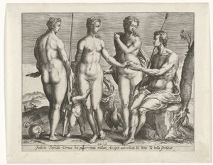 Le Jugement de Pâris - Pieter de Jode (I)