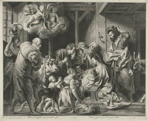 Adoration des bergers - Pieter de Jode (II)