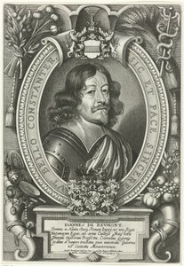 Portret van Johann von Reumont - Pieter de Jode (II)