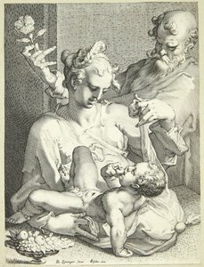 La Sainte Famille - Pieter de Jode I