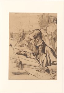 Les gratte-papier - Pieter de Josselin