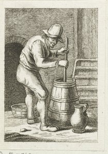 Homme barattant - Pieter de Mare