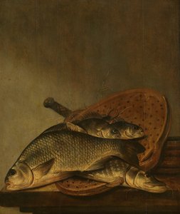 Nature morte avec des poissons