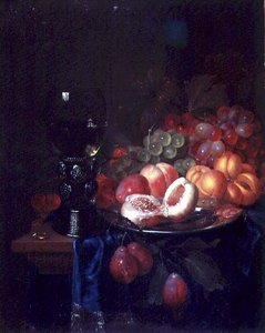 Nature morte de fruits et de coquillages - Pieter de Ring