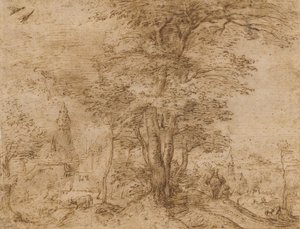 Un village avec un groupe d