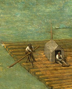 Détail du radeau de la Tour de Babel