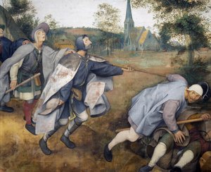 Les Aveugles guidant les Aveugles - Pieter Bruegel the Elder