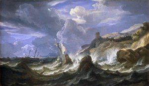Naufrage dans une tempête près d