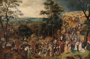 Christ portant la croix - Pieter the Younger Brueghel