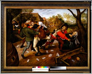 Querelle de joueurs - Pieter the Younger Brueghel
