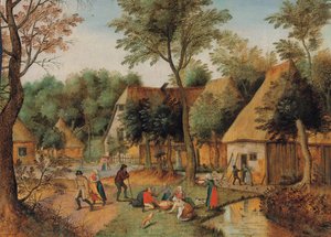 Repas à la campagne - Pieter Brueghel the Younger