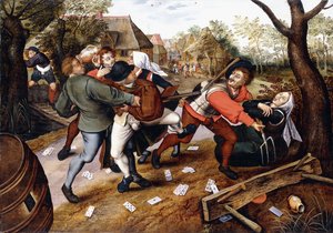 Paysans se battant, 1619