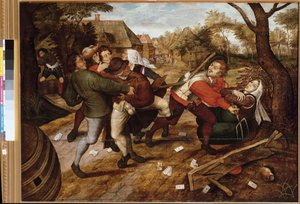Paysans se battant - Pieter the Younger Brueghel