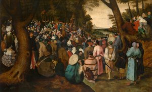 Saint Jean-Baptiste prêchant - Pieter the Younger Brueghel